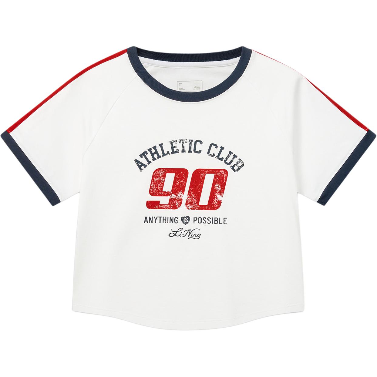 Li Ning Sports Trendy Collection Raglan Sleeve T Shirt Women s AHSW480-4 L