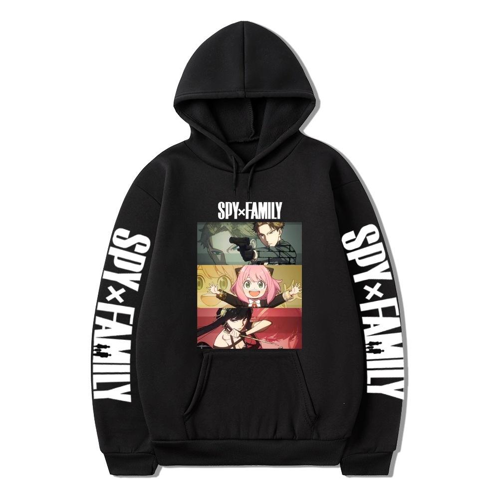 Spy × Family Anime Print Fashion Casual Hooded Sweater