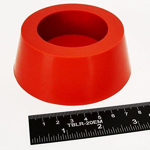 

(1) 3.25 X 4.0 #15 High Temp Silicone Rubber Powder Coated Masking Plug