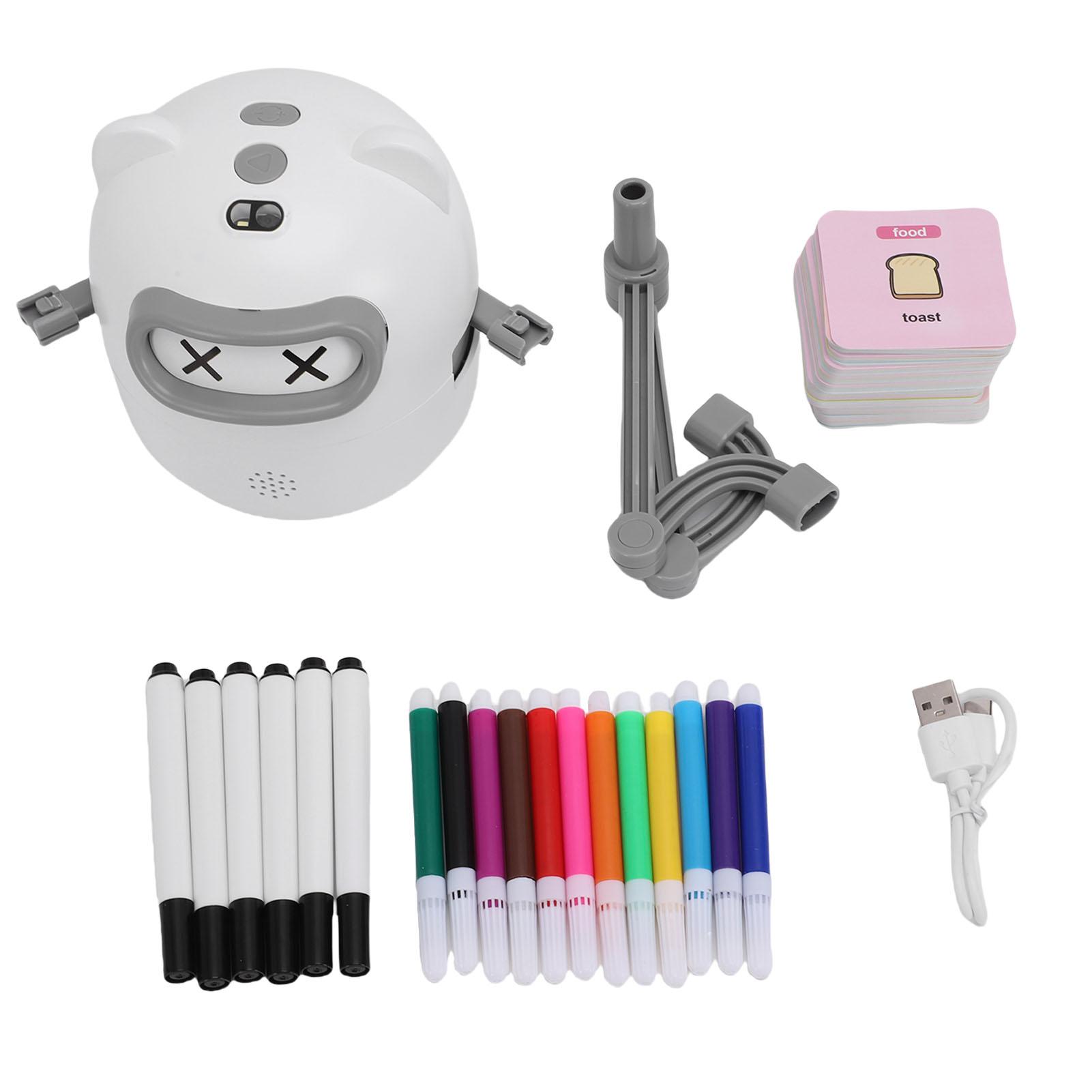 

Drawing Robot Toy Smart Camera Recognition Interactive Education Painting Toy for 3-10 Year Olds