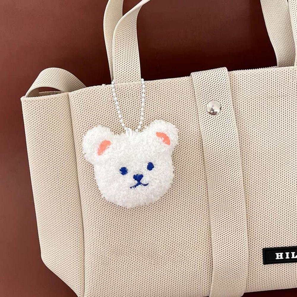 Bag Pendant Cartoon Key Chain Anime Plush Toy Creative Cute Bear Plush Pendant  Kids