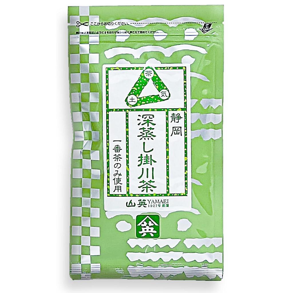 Ocha no Yamaei Fukamushi Kakegawa Thé Première Récolte Feuilles Vertes Premium 110g Produit de Shizuoka Prêt à Offrir