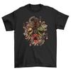Ninja Rangers Skull Blossom - Funny T-Shirt Mens Womens Tees Top for Stealthy Souls! Unisex Design, 1