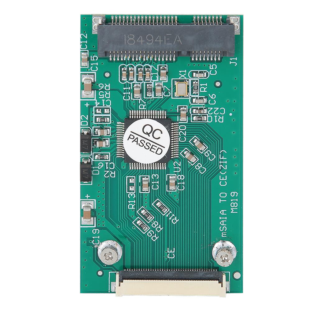 

Riser Card Green ABS MSATA to Ce ZIF SSD Solid-State Drive Adapter Computer Accessories