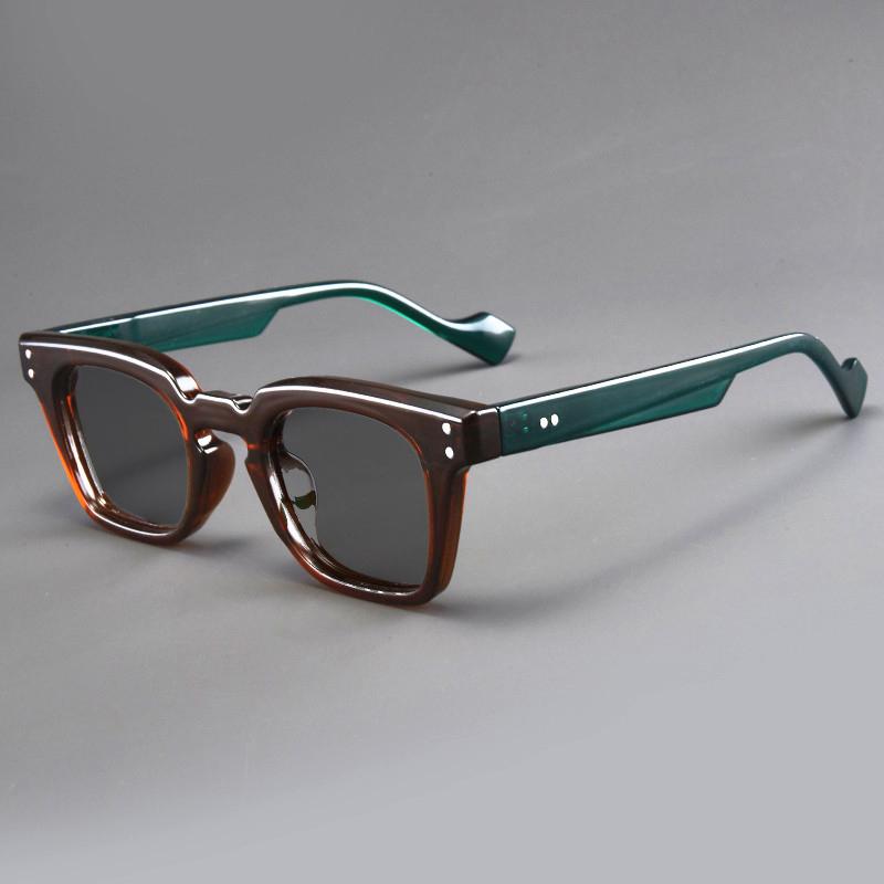 

Ретро HD Квадратная оправа Солнцезащитные очки для мужчин Уличные Нейтральные Высококачественные Защита от УФ-лучей Оттенки Диоптрии от 0 до -4.0 -4.0