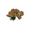 Handmade Peony Flower Brooches Colorful Chinese Style Corsage Fashion Lapel Pin  for Women