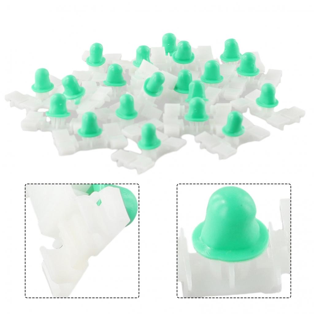 35mm*22mm Moulding Trim Clips Nylon 20× Accessories