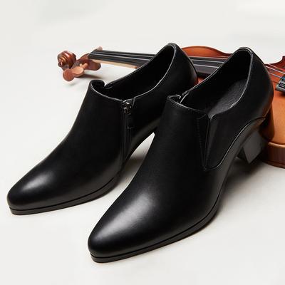 Moda de rua mocassins masculinos deslizamento-ons couro genuíno marrom casual vestido de negócios sapatos festa casamento calçados masculinos
