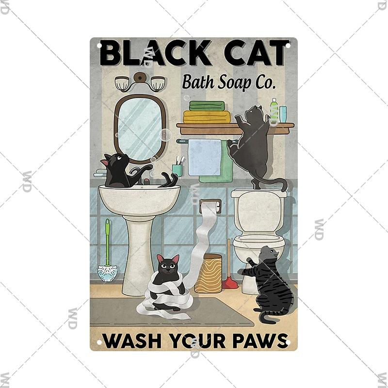 Laundry Vintage Tin Sign Funny Metal Plaque Pin Up Girl Retro Plate Wall Art Painting for Home Room Washroom Posters Decor