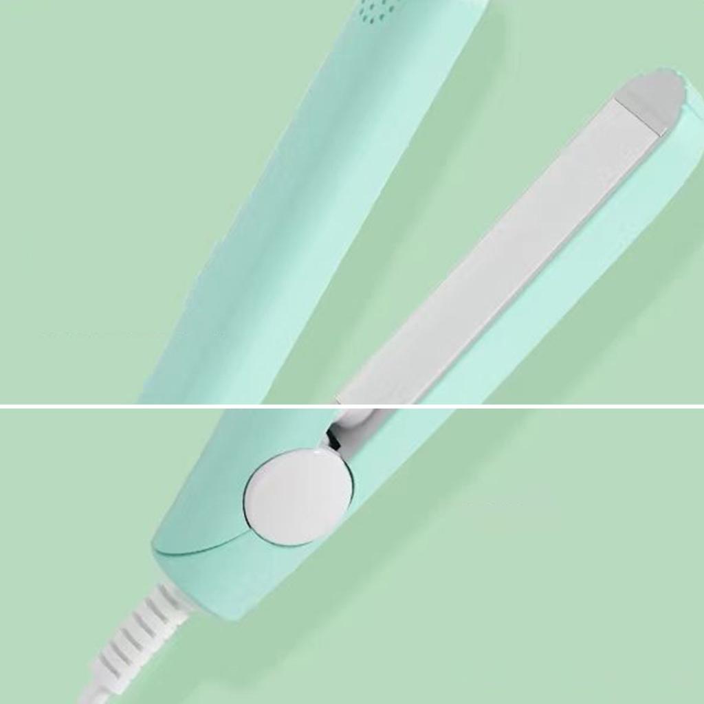 Přenosná drátová žehlička na vlasy Rychlý ohřev Elektrická kulma Rovná kudrnatá ofina na vlasy Mini curlingová hůlka Cestování Ženy Nástroj pro úpravu vlasů