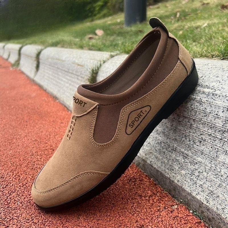 Autumn new Doudou shoes men's soft-soled lightweight lazy shoes fashionable versatile driving shoes