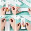 100pcs White Keychain Display Package Paper Cards Holder with 100pcs Transparent Self-Sealing Bags for Selling Bracelet Keyring Small Business