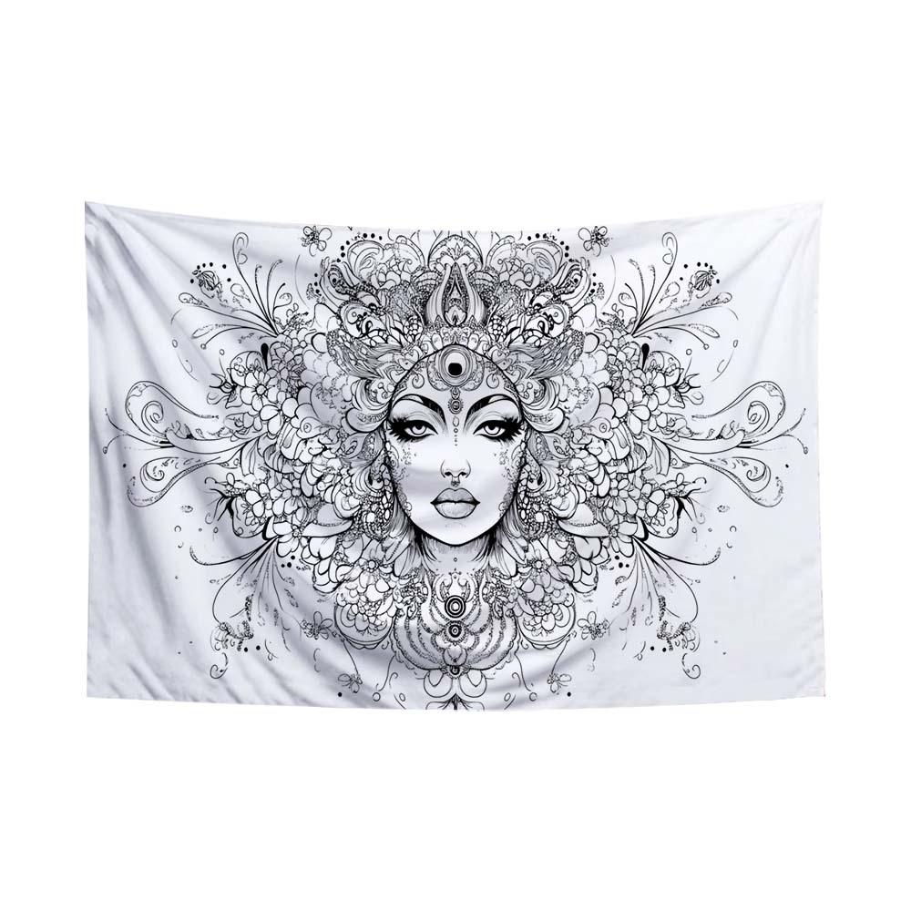 Fluorescent Festival Atmosphere Wall Hanging - Artistic Decoration Cloth
