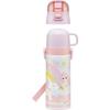 Skater Water Bottle 2-Way 470ml/430ml Rika-chan Stainless Steel Thermos Kids