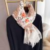 Winter Fashion Warm Cashmere Scarf for Women Embroidery Pashmina Blanket Thick Shawl Wrap Neckerchief Bufanda Echarpe Poncho