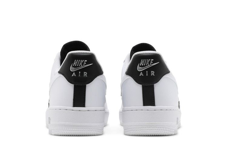 Men's Sneakers Nike Air Force 1 Low '07 PRM Silver Chain White/Black-Metallic Silver-White