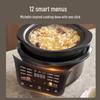 Midea MD-DGS4566 4.5L Electric Purple Clay Stew Pot CN plug (adapter included)