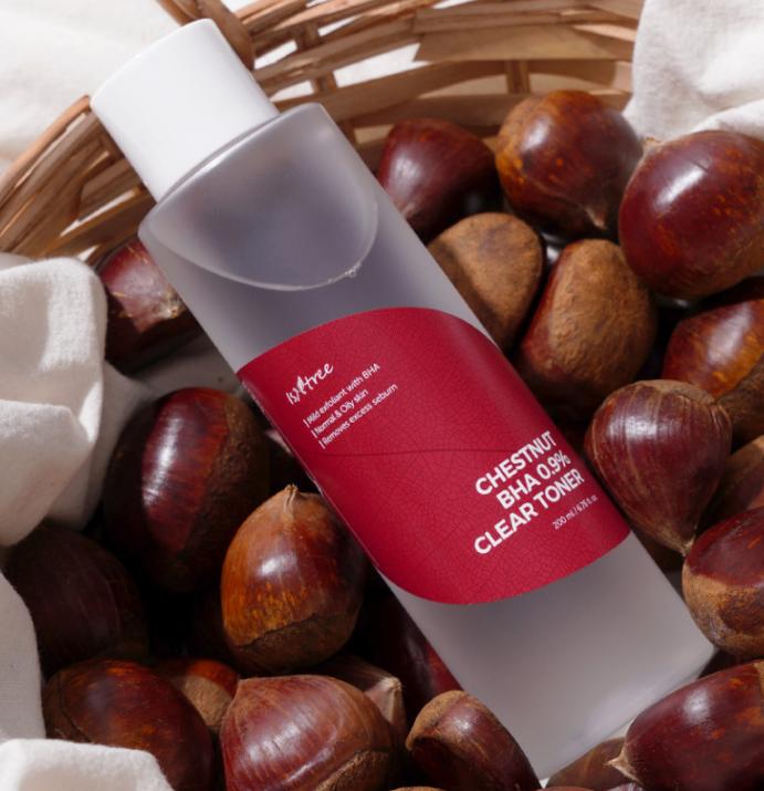 Isntree Chestnut BHA 0.9% Clear Toner 200ml – Exfoliating & Pore Care Toner