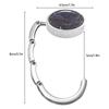 1pcs Portable Fashion Folding Purse Handbag Bag Hanger Hook Holder Table Hook Unique Bag Parts Accessories