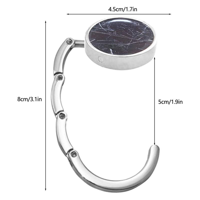 1pcs Portable Fashion Folding Purse Handbag Bag Hanger Hook Holder Table Hook Unique Bag Parts Accessories