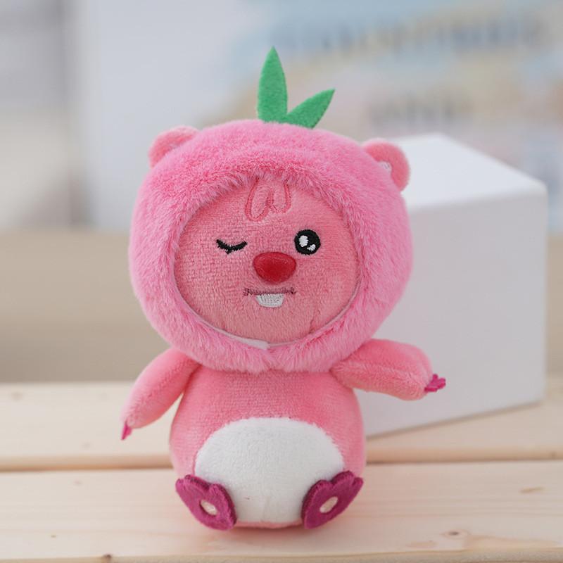 

Adorable Beaver Plush Keychain Stuffed Animal Soft Pp Cotton Wedding Favor Toy Gift кавун червоний колір