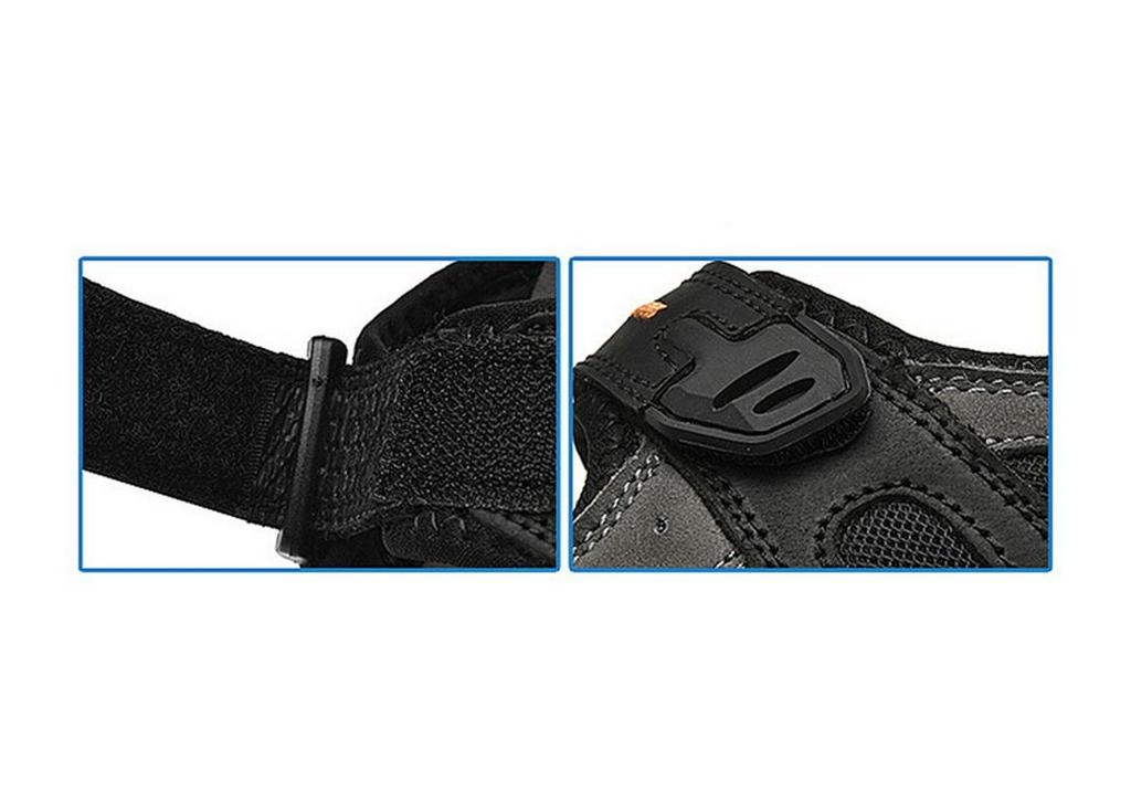 Men's Summer Velcro Cowhide Sandals: First-Layer Beach & Outdoor Wear