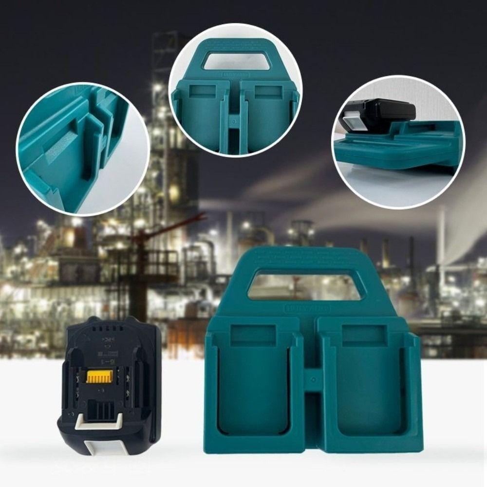 Portable Lithium Battery Storage Rack Handheld Storage Basket Battery Mount Holder Battery Base Bracket for Makita 18V Battery