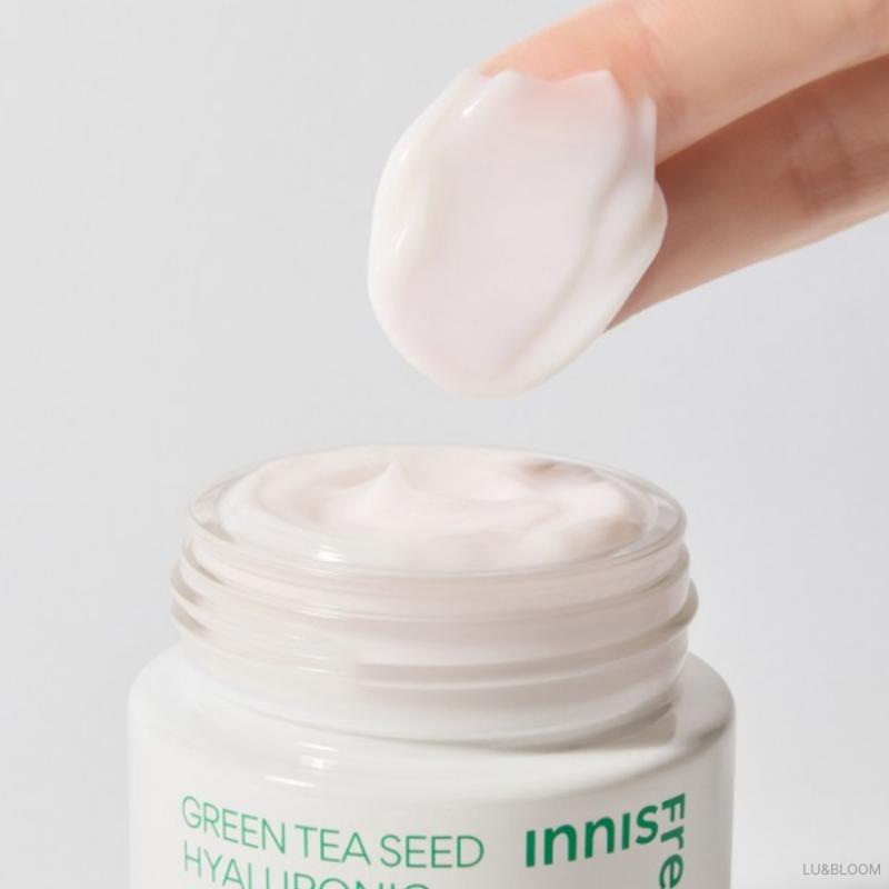 INNISFREE Green Tea Seed Hyaluronic Acid Hydrating Cream 50ml (+Free gift)