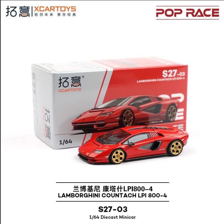 

POP RACE 1:64 Toyota Pandem GR86 PR640265 DAIGO SAITO Alloy Diecast Car Model Christmas Gift