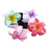 Women Small Hair Clip Flower Hair Grip Realistic Flower Shape Gradient Color Strong Claw Anti-slip Small Teeth Lightweight Children