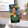 Fashion F-Frida K-KahlosS Phone Case For IPhone 17 16 15 14 13 12 11 Plus Pro Max Transparent Soft Cover