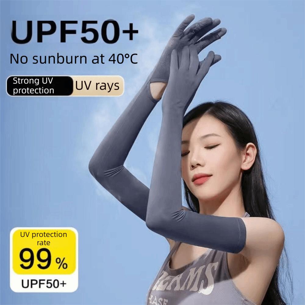 UPF50+ Sonnenschutz Sommerhandschuhe Anti-UV-Schutz Armschoner Handschuhe UV-beständige Handschuhe Radsport Sport