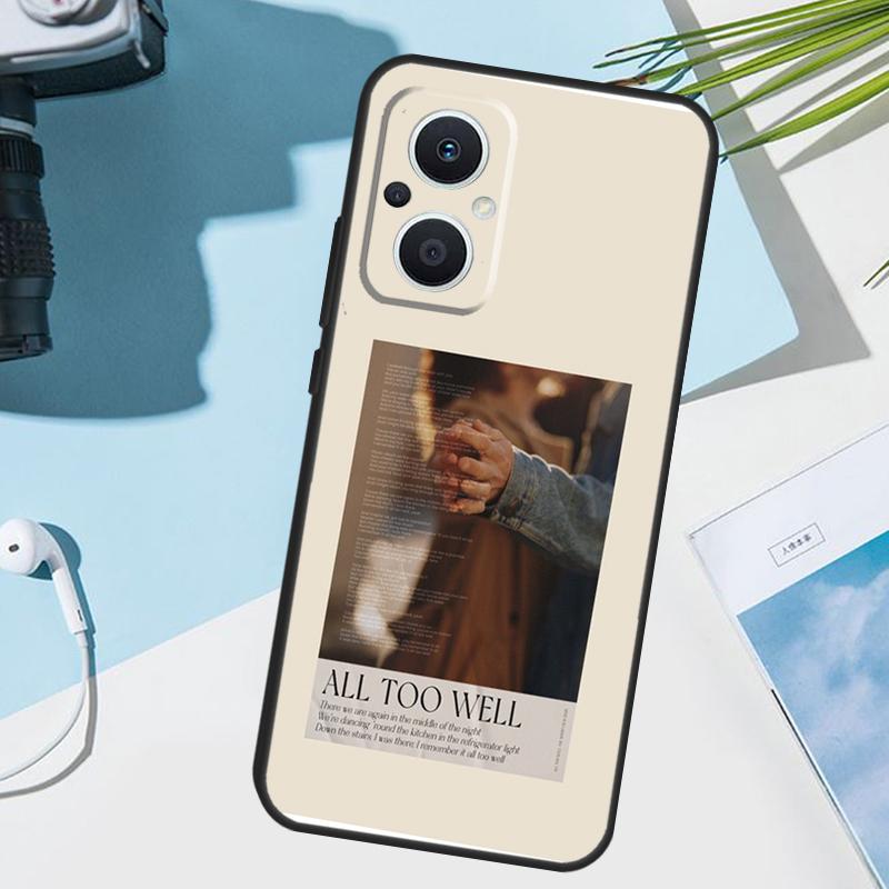 

All Too Well Lyrics Cover For OPPO Reno 12F 11F 13F 14F 8T 7 8 Lite 10 11 12 13 14 OPPO Find X9 X8 X6 X5 Pro Case OPPO Reno11