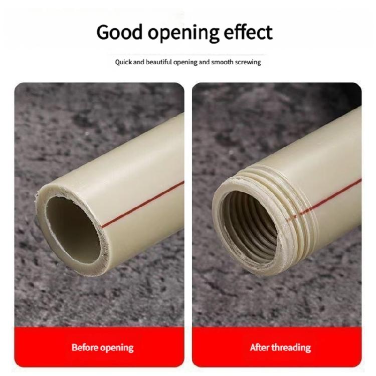 Electric Drill PVC Pipe Threader Kit PVC Thread Maker Tool for Electric Drill PVC Pipe Threader Internal Thread Opener