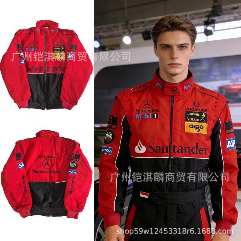Gruba Bawełniana Haftowana Kurtka Motocyklowa Unisex Ciepła Odzież Wierzchnia Sporty Rowerowe