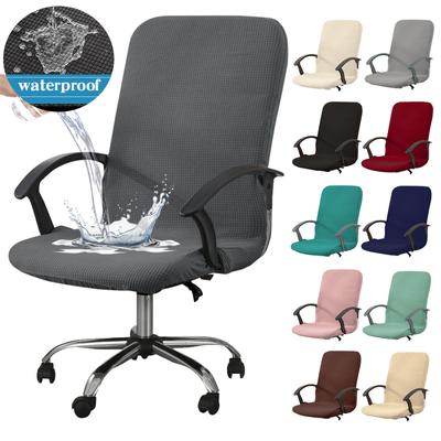 Wasserdichter Stuhlbezug aus Jacquard, für Büro- und Computerstühle, Gaming-Sesselsitzbezug, elastischer Stretch, schmutzabweisend, abnehmbar