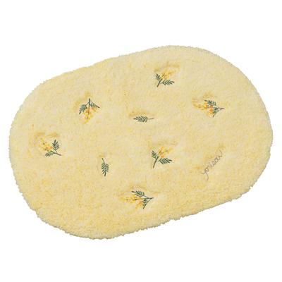 Senko Toiletries Sweet Mimosa Bath Mat 45 X 60 Cm Yellow 15895 S.D.S Approx.