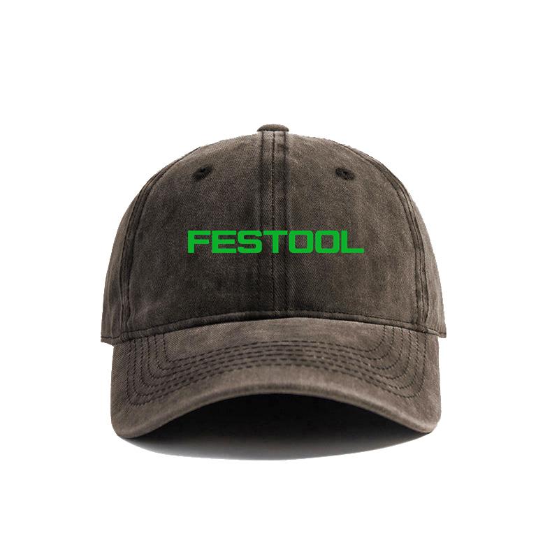 Festool Baseball Cap Distressed Hats Cap Unisex Retro Outdoor Summer Adjustable Hat MZ-135