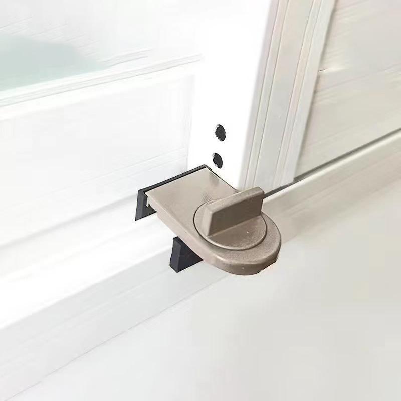 

1 шт. прочный алюминиевый сплав безопасности замок для раздвижных дверей и окон - улучшенная защита от кражи, защита от защемления детьми и падение