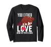 Anime Figure Cute Heart Japanese You Either Love Anime Baka Long Sleeve T-Shirt