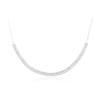 Silber 925 Rhea Quadrat Cubic Tennis Halskette