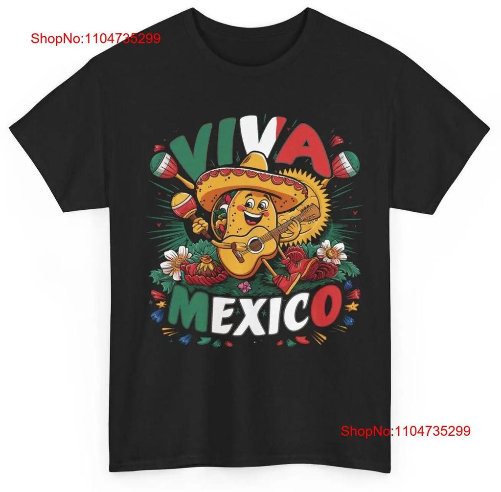 Funny Mexican Pride T Shirt Independence Day Viva Mexico Humor Taco Vintage Top For Everyday Wear Stylish Stretched