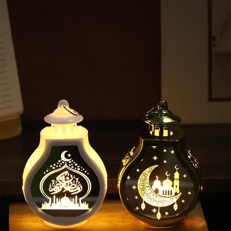 2026 Ramadan Decoration Led Lantern Light Eid Mubarak Star Moon Castle Lights Eid Mubarak For Ramadan Kareem Home Decor