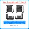For Tesla ModelYL Launch 2026 TPE Front Rear Door Sill Guard Anti Scratch Dirt Resistant Threshold Strip Interior Protection Set
