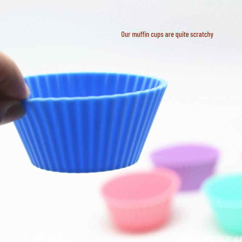 Thickened Silicone Muffin and Rice Cake Mold for Microwave/Oven