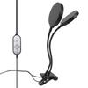Pflanzenwachstumslampe Timing 5 Dimmstufen Wasserdicht Doppelkopf 30W USB-betrieben LED Pflanzenlampe mit