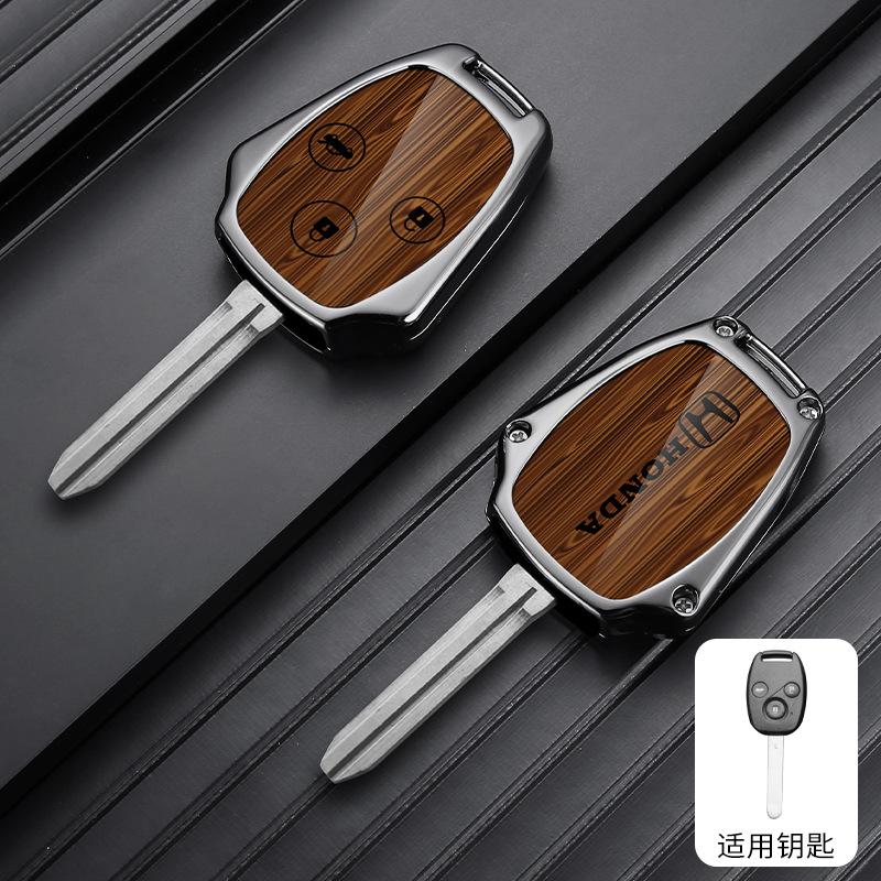Weeden Pattern Car Smart Remote Key Case Cover Holder For HONDA Accord CRV Pilot Civic 2003 2007 2008 2009 2010 2011 2012 2013OW3