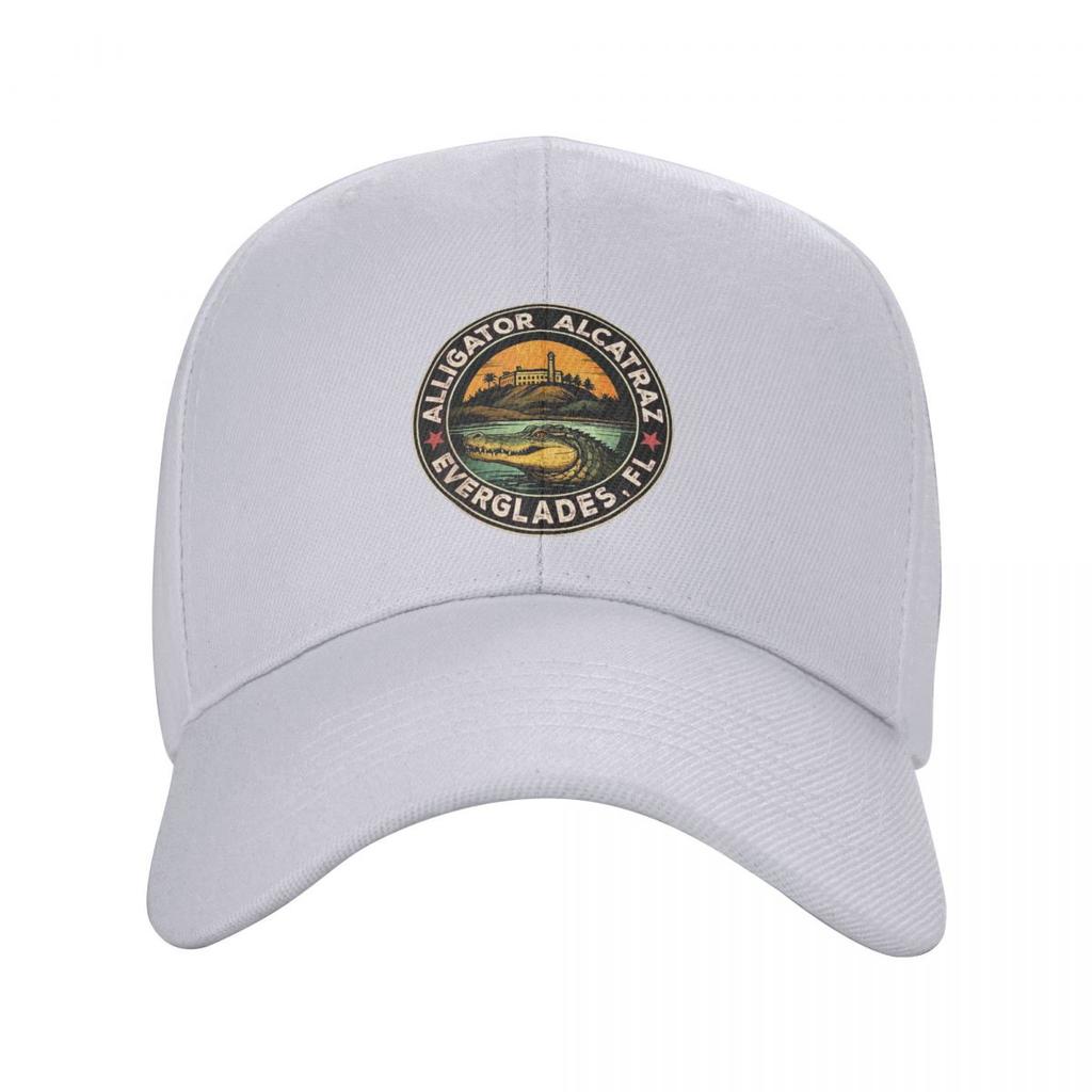 Alligator Alcatraz Florida Everglades Cap Fashion Casual Baseball Caps Adjustable Hat Hip Hop Summer Unisex Baseball Hats