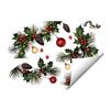 3D Santa Claus Wall Art Christmas Stickers, Self-Adhesive Decals for Home Holiday Party Atmosphere Decor Decor, Waterproof PVC Living Room Bedroom