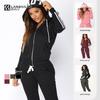 2023 Damen Europäisches/Amerikanisches Langarm-Sweatshirt & Hose Sportset